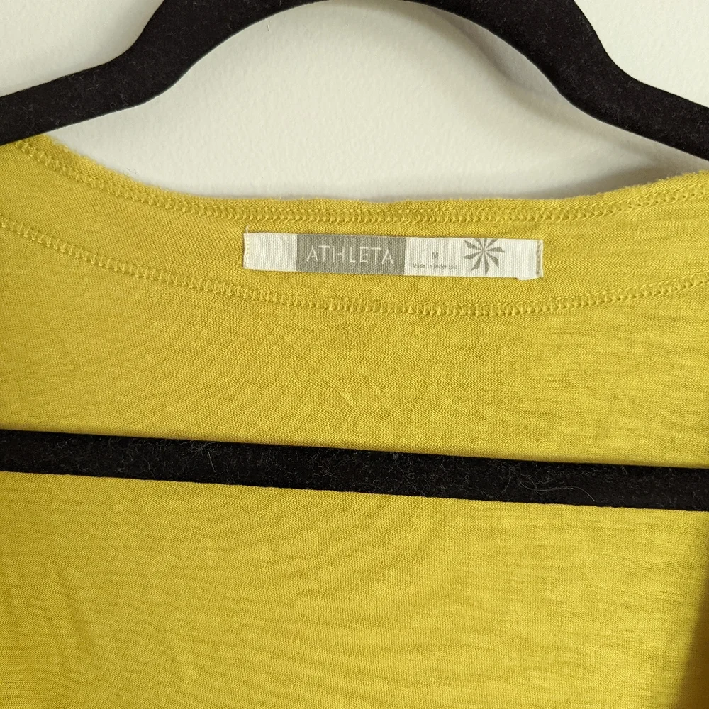 Athleta long line Open Front Cardigan Vest with pockets - Picture 2 of 6